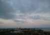dusk over bay