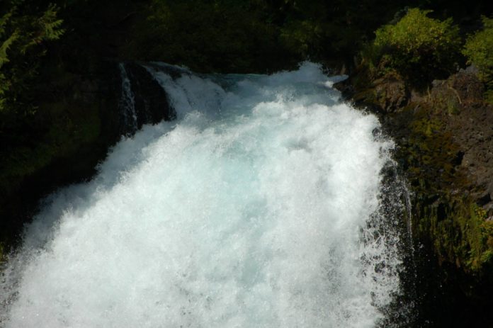 rushing river rapids